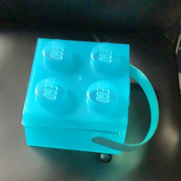 LEGO Translucent Box Handle Blue. Halloween theme costume party birthday event - Picture 3 of 4